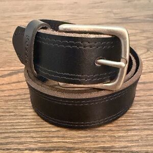 Fossil Men’s Black Leather Belt Size 34 NWOT